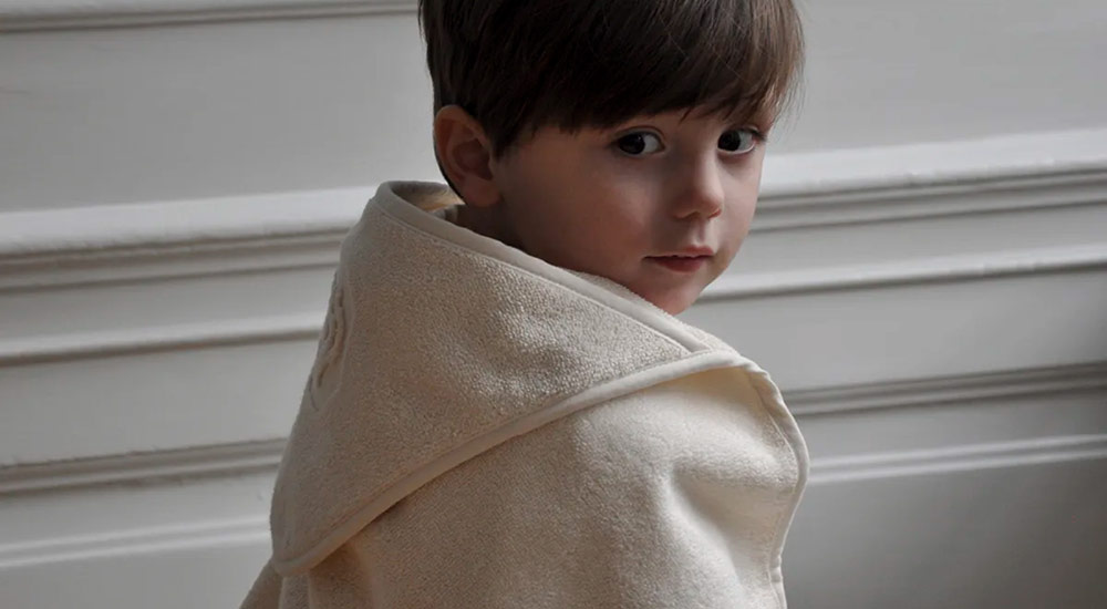 Hooded Towel for children フーデッド・タオル（子供用）/ GEORG JENSEN DAMASK　※出産祝い