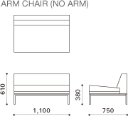 arm chair no arm