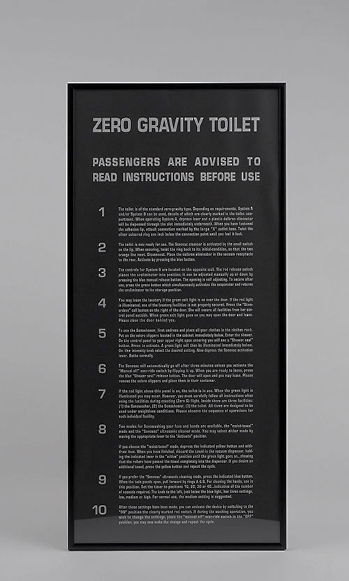 Zero Gravity Toilet ゼログラビティポスター / Webo