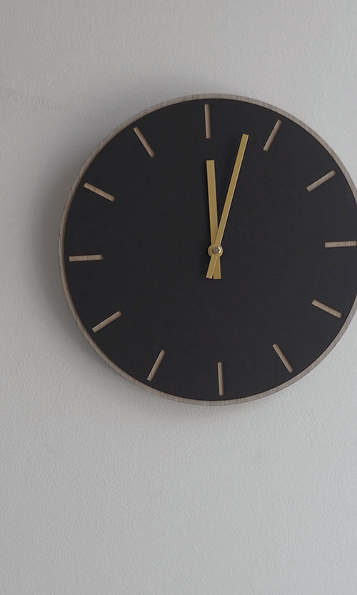 Linoleum Clock リノリウム ウォールクロック / Hemverk